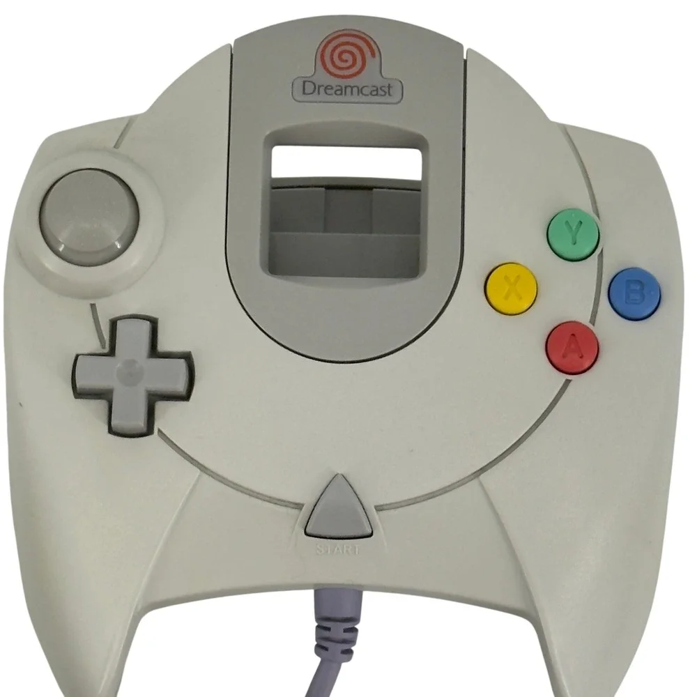 Sega Dreamcast‎ OEM Controller Lot (2) + VMU Memory Card HKT-7000 Untested